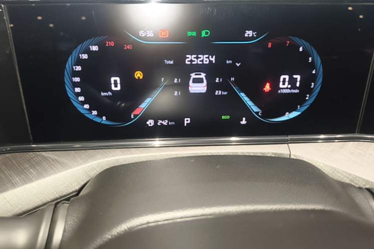Used CHANGAN Eado 2023 Changan Edition PLUS Blue Whale NE 1.4T GDI DCT Prestige Version Instrument Cluster