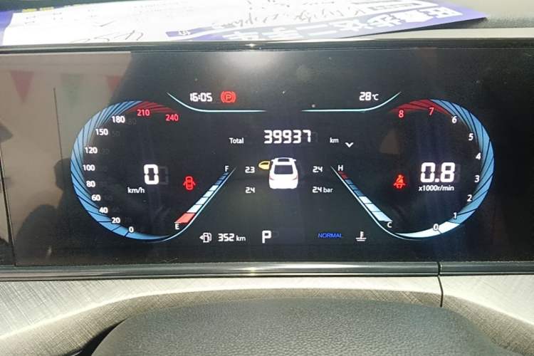 Used CHANGAN Eado 2023 Changan Edition PLUS Blue Whale NE 1.4T GDI DCT Prestige Version Instrument Cluster