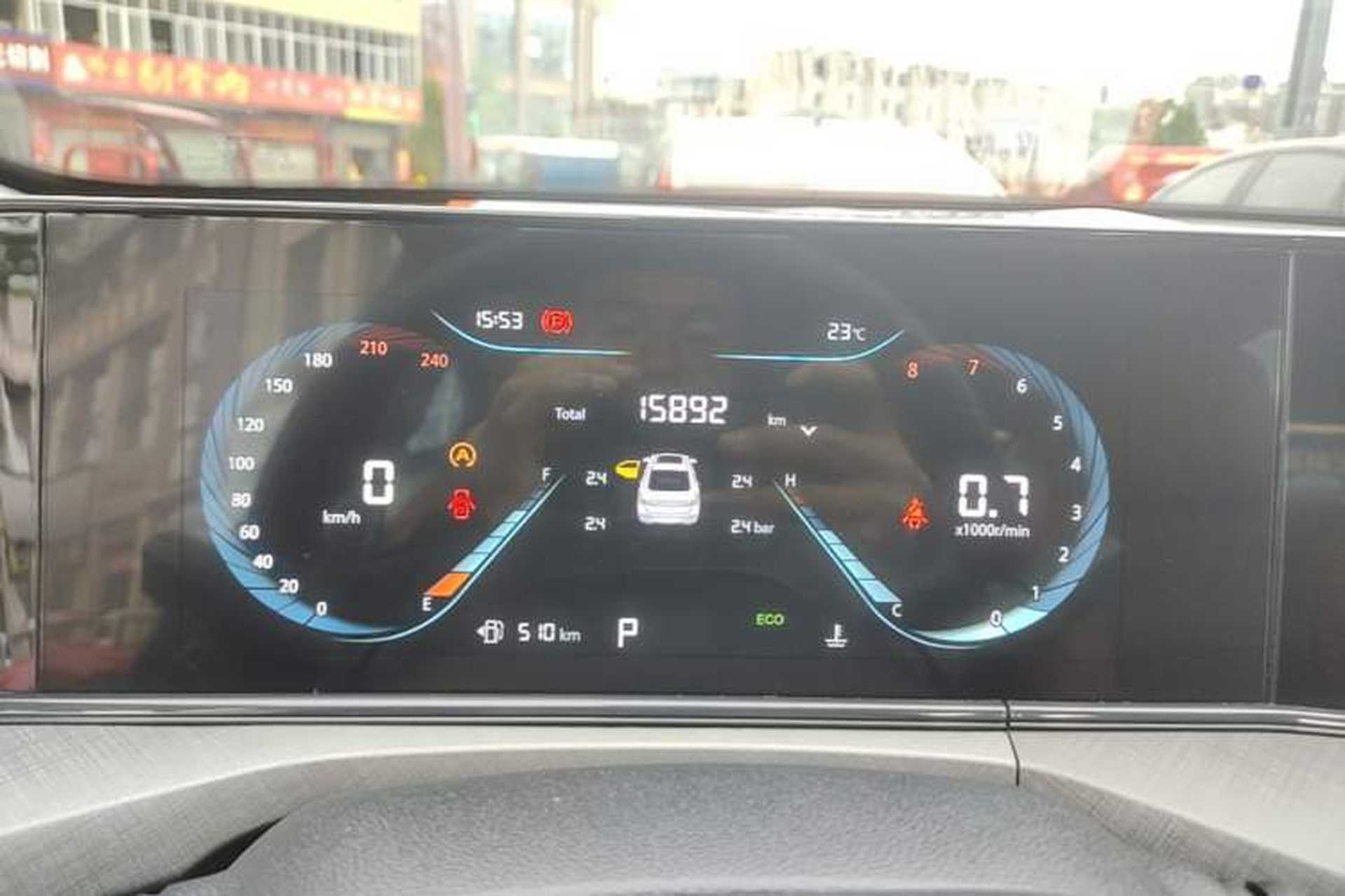 Used CHANGAN Eado 2023 Changan Edition PLUS Blue Whale NE 1.4T GDI DCT Prestige Version Instrument Cluster