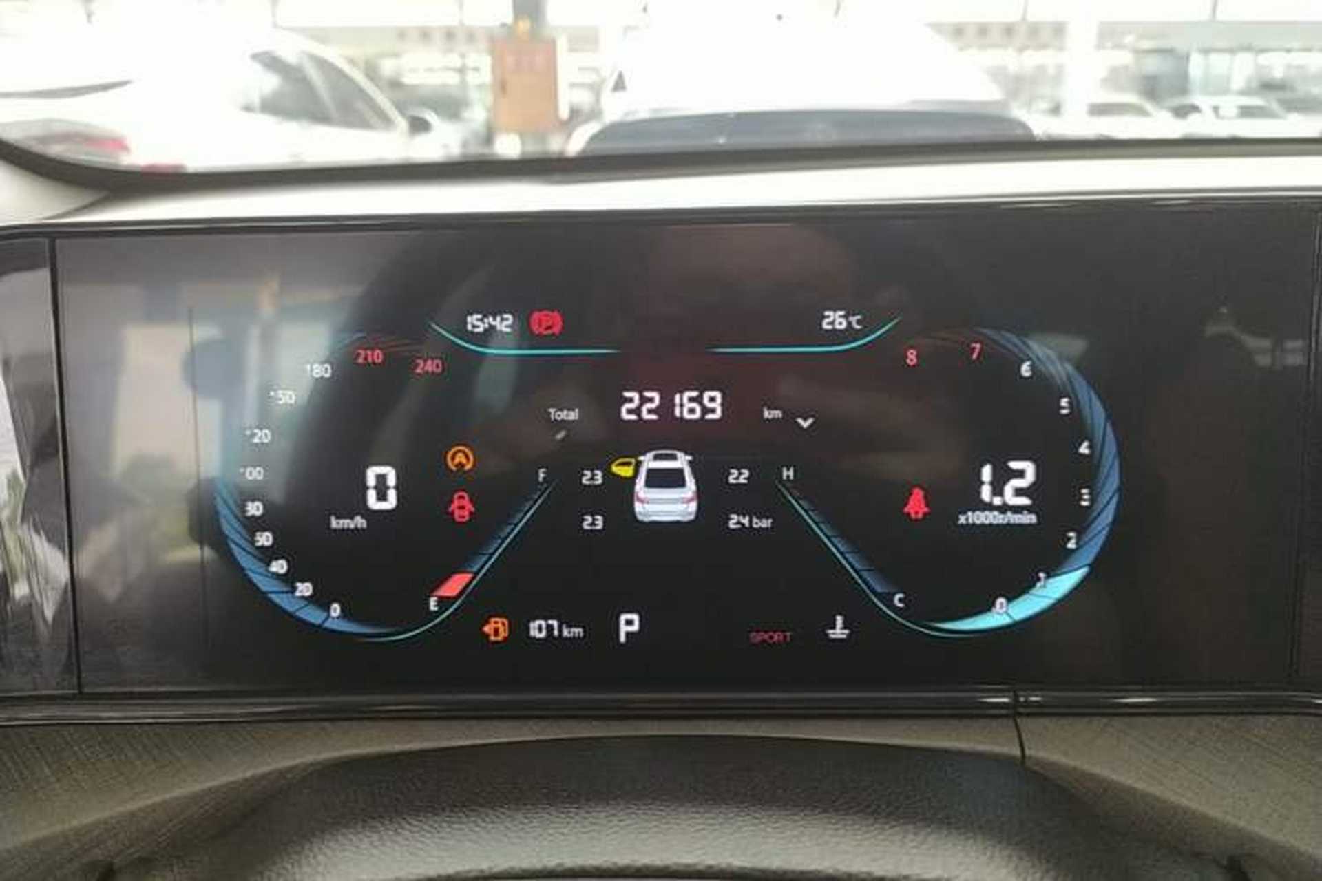 Used CHANGAN Eado 2023 Changan Edition PLUS Blue Whale NE 1.4T GDI DCT Prestige Version Instrument Cluster