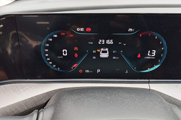 Used CHANGAN Eado 2023 Changan Edition PLUS Blue Whale NE 1.4T GDI DCT Prestige Version Instrument Cluster