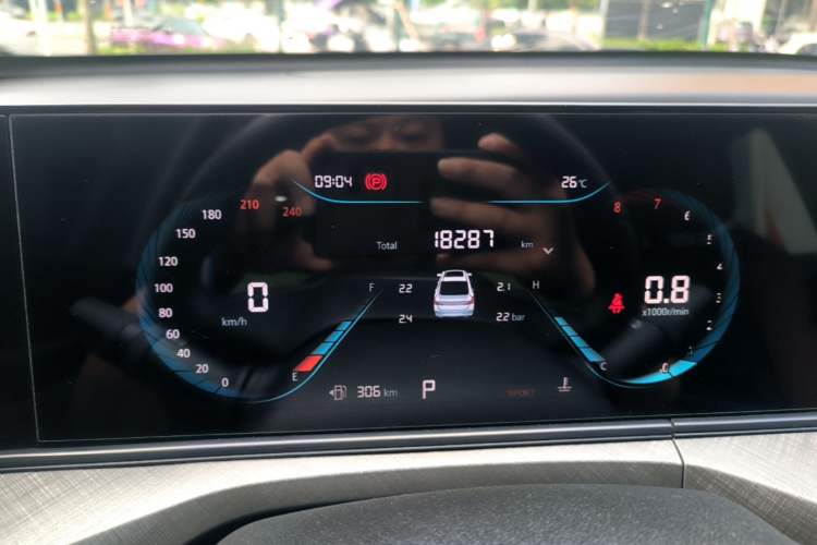 Used CHANGAN Eado 2023 Changan Edition PLUS Blue Whale NE 1.4T GDI DCT Prestige Version Instrument Cluster