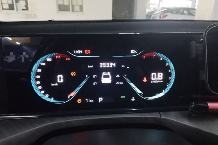 Used CHANGAN Eado 2023 Changan Edition PLUS Blue Whale NE 1.4T GDI DCT Prestige Version Instrument Cluster