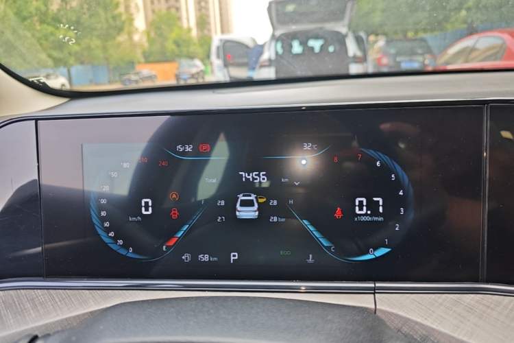 Used CHANGAN Eado 2023 Changan Edition PLUS Blue Whale NE 1.4T GDI DCT Prestige Version Instrument Cluster