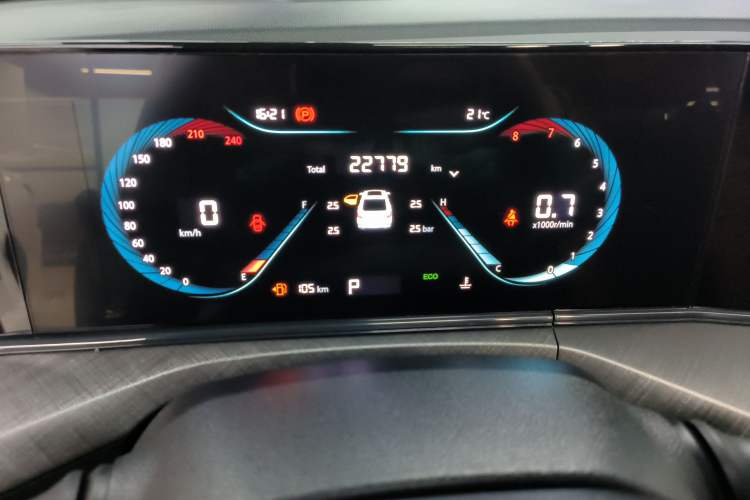 Used CHANGAN Eado 2023 Changan Edition PLUS Blue Whale NE 1.4T GDI DCT Prestige Version Instrument Cluster