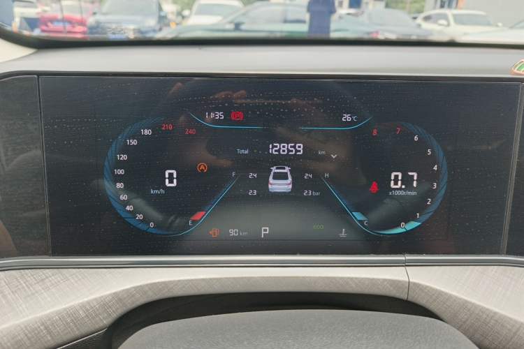 Used CHANGAN Eado 2023 Changan Edition PLUS Blue Whale NE 1.4T GDI DCT Prestige Version Instrument Cluster