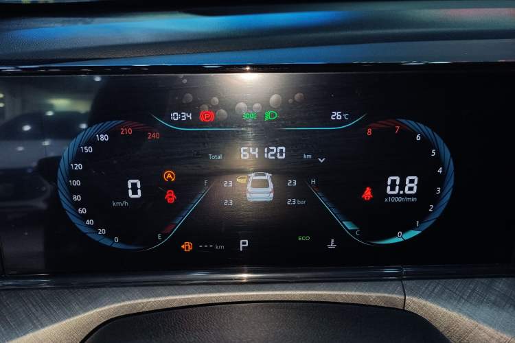 Used CHANGAN Eado 2023 Changan Edition PLUS Blue Whale NE 1.4T GDI DCT Prestige Version Instrument Cluster