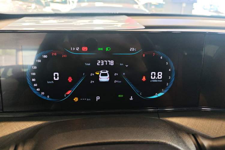 Used CHANGAN Eado 2023 Changan Edition PLUS Blue Whale NE 1.4T GDI DCT Prestige Version Instrument Cluster
