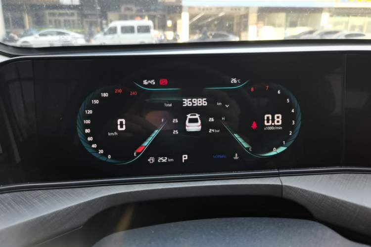 Used CHANGAN Eado 2023 Changan Edition PLUS Blue Whale NE 1.4T GDI DCT Prestige Version Odometer Close Up