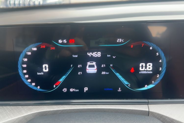 Used CHANGAN Eado 2023 Changan Edition PLUS Blue Whale NE 1.4T GDI DCT Prestige Version Odometer Close Up