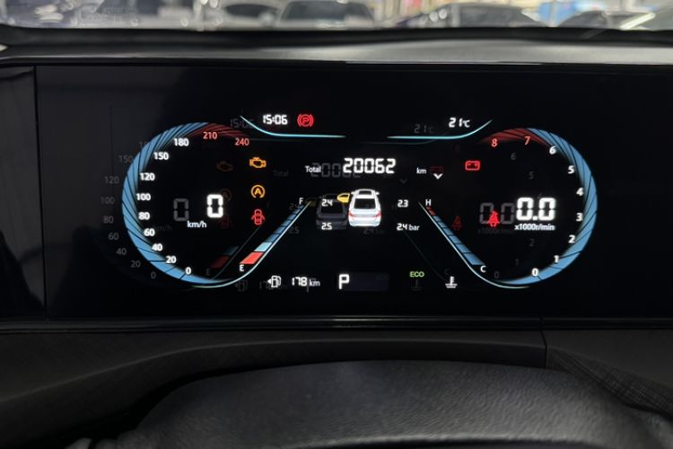 Used CHANGAN Eado 2023 Changan Edition PLUS Blue Whale NE 1.4T GDI DCT Prestige Version Odometer Close Up