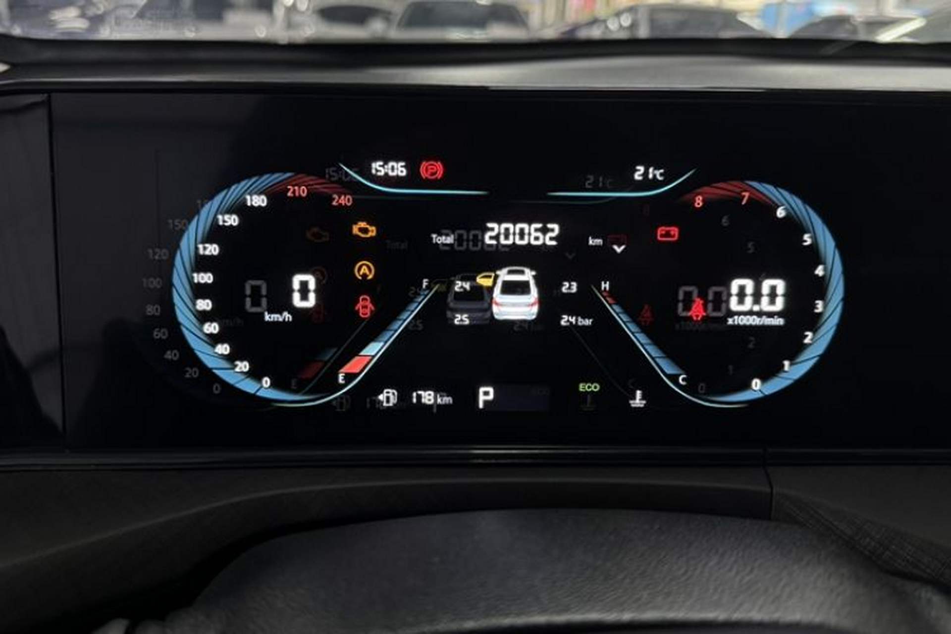 Used CHANGAN Eado 2023 Changan Edition PLUS Blue Whale NE 1.4T GDI DCT Prestige Version Odometer Close Up