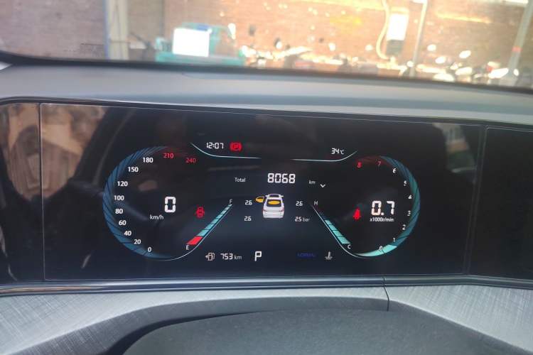 Used CHANGAN Eado 2023 Changan Edition PLUS Blue Whale NE 1.4T GDI DCT Prestige Version Instrument Cluster