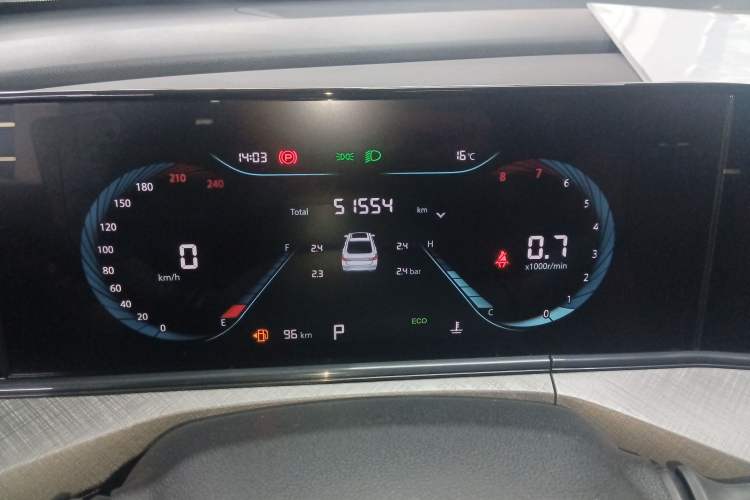 Used CHANGAN Eado 2023 Changan Edition PLUS Blue Whale NE 1.4T GDI DCT Prestige Version Instrument Cluster