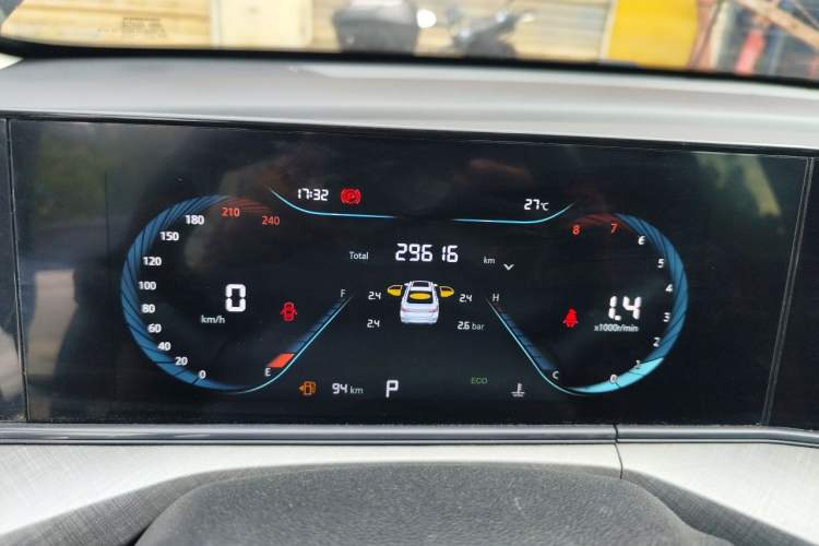 Used CHANGAN Eado 2023 Changan Edition PLUS Blue Whale NE 1.4T GDI DCT Prestige Version Instrument Cluster