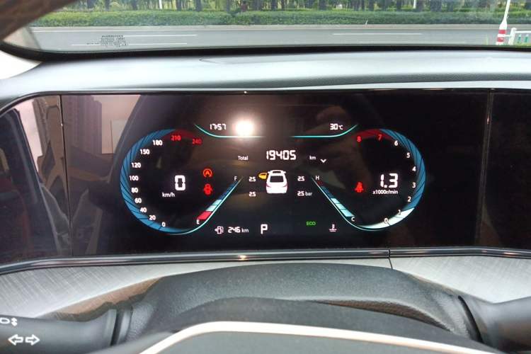 Used CHANGAN Eado 2023 Changan Edition PLUS Blue Whale NE 1.4T GDI DCT Prestige Version Instrument Cluster
