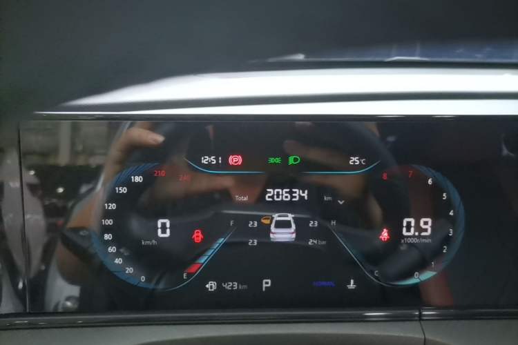 Used CHANGAN Eado 2023 Changan Edition PLUS Blue Whale NE 1.4T GDI DCT Prestige Version Instrument Cluster
