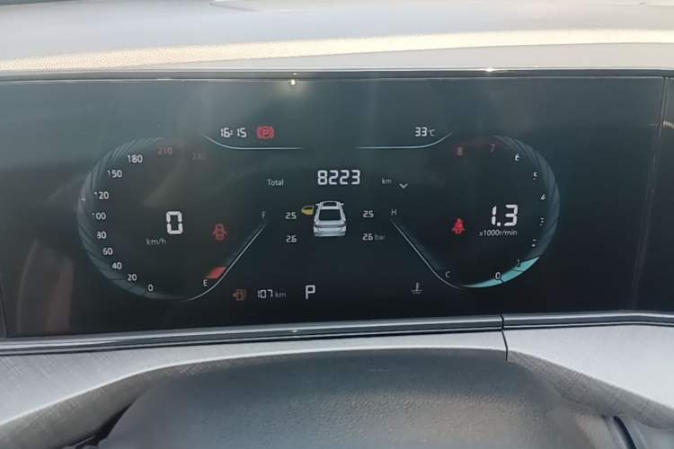 Used CHANGAN Eado 2023 Changan Edition PLUS Blue Whale NE 1.4T GDI DCT Prestige Version Instrument Cluster