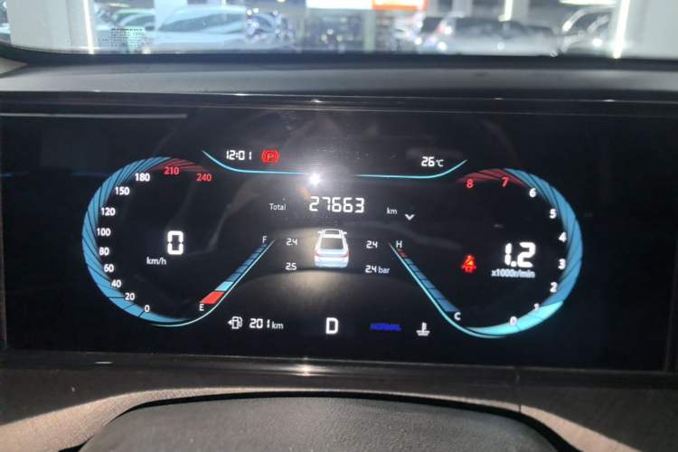Used CHANGAN Eado 2023 Changan Edition PLUS Blue Whale NE 1.4T GDI DCT Prestige Version Instrument Cluster