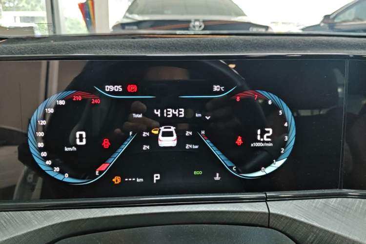 Used CHANGAN Eado 2023 Changan Edition PLUS Blue Whale NE 1.4T GDI DCT Prestige Version Instrument Cluster