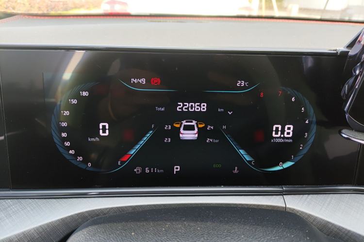 Used CHANGAN Eado 2023 Changan Edition PLUS Blue Whale NE 1.4T GDI DCT Prestige Version Instrument Cluster