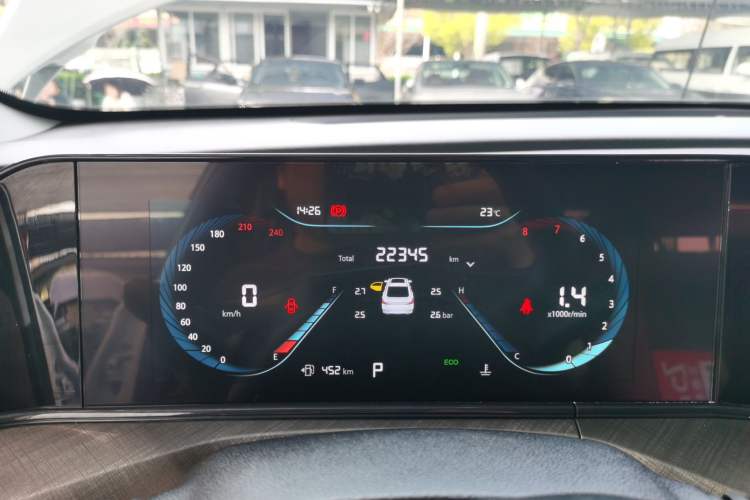 Used CHANGAN Eado 2023 Changan Edition PLUS Blue Whale NE 1.4T GDI DCT Prestige Version Instrument Cluster