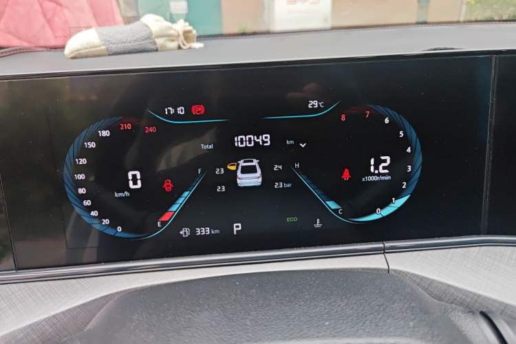 Used CHANGAN Eado 2023 Changan Edition PLUS Blue Whale NE 1.4T GDI DCT Prestige Version Instrument Cluster