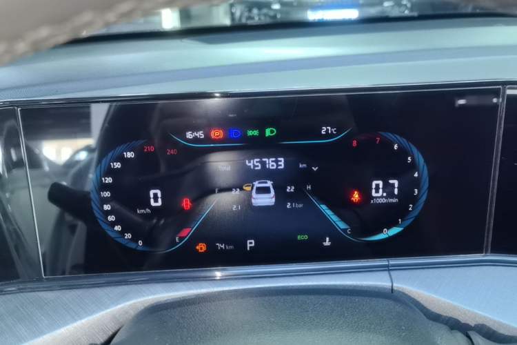 Used CHANGAN Eado 2023 Changan Edition PLUS Blue Whale NE 1.4T GDI DCT Prestige Version Instrument Cluster