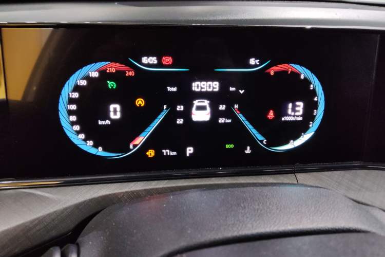 Used CHANGAN Eado 2023 Changan Edition PLUS Blue Whale NE 1.4T GDI DCT Prestige Version Instrument Cluster