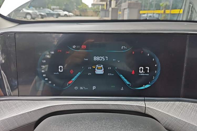 Used CHANGAN Eado 2023 Changan Edition PLUS Blue Whale NE 1.4T GDI DCT Prestige Version Instrument Cluster