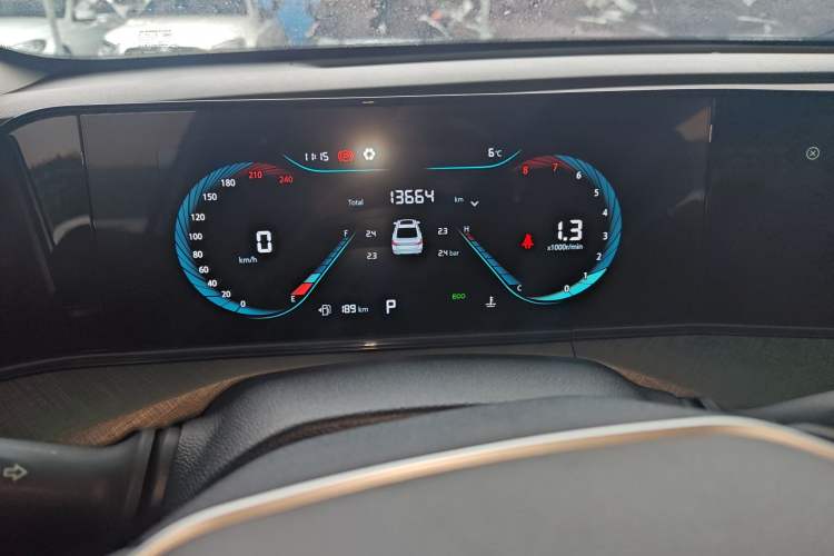 Used CHANGAN Eado 2023 Changan Edition PLUS Blue Whale NE 1.4T GDI DCT Prestige Version Instrument Cluster