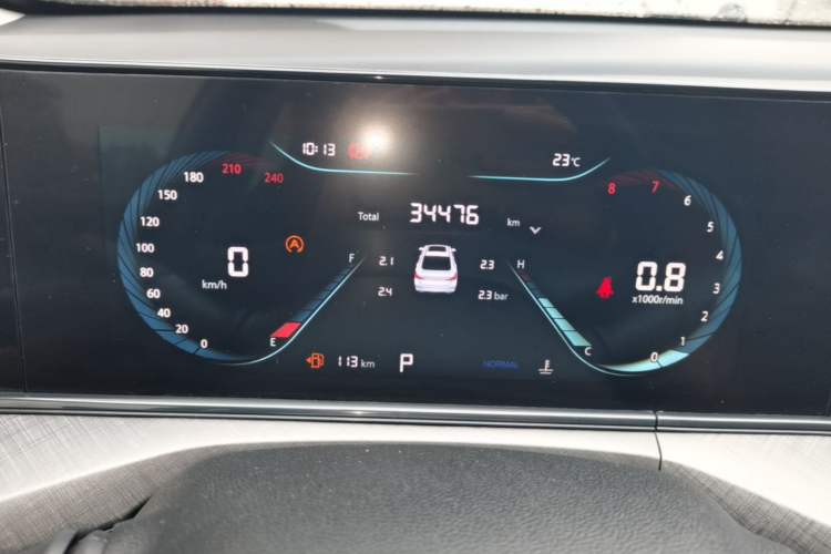 Used CHANGAN Eado 2023 Changan Edition PLUS Blue Whale NE 1.4T GDI DCT Prestige Version Instrument Cluster
