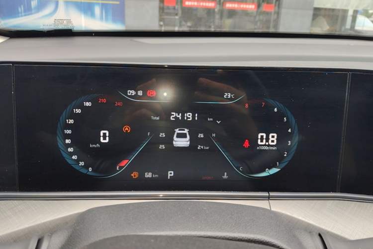 Used CHANGAN Eado 2023 Changan Edition PLUS Blue Whale NE 1.4T GDI DCT Prestige Version Instrument Cluster