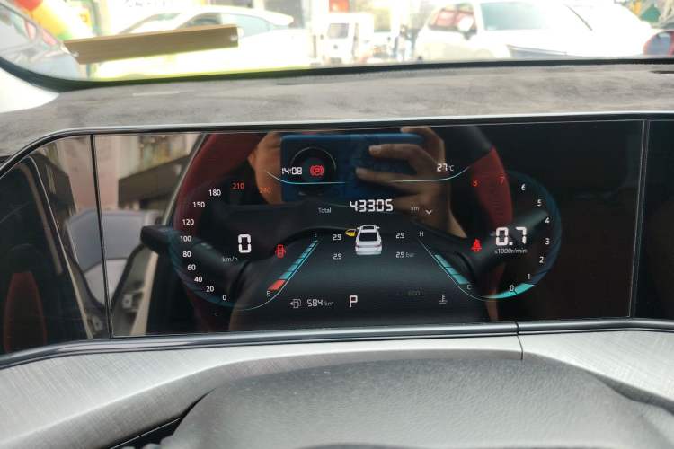 Used CHANGAN Eado 2023 Changan Edition PLUS Blue Whale NE 1.4T GDI DCT Prestige Version Instrument Cluster