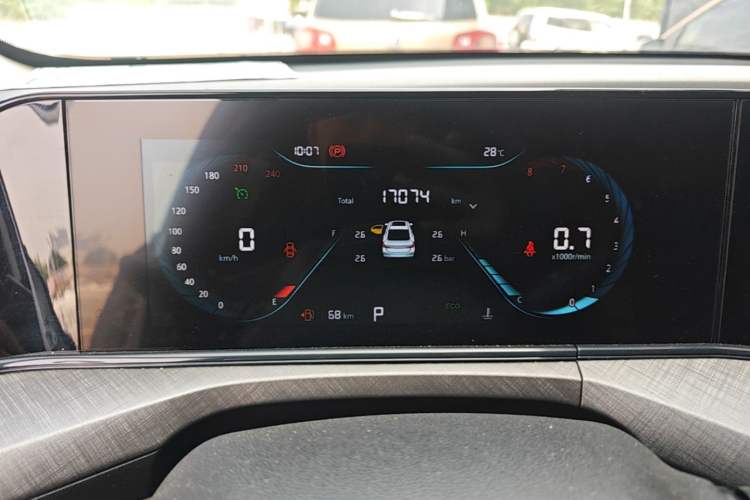 Used CHANGAN Eado 2023 Changan Edition PLUS Blue Whale NE 1.4T GDI DCT Prestige Version Instrument Cluster
