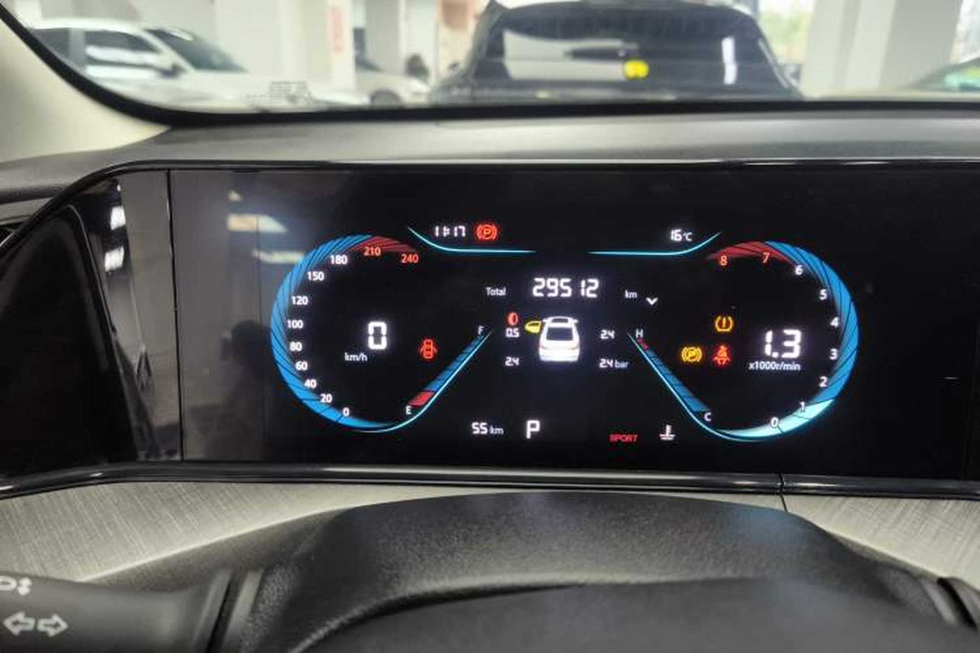 Used CHANGAN Eado 2023 Changan Edition PLUS Blue Whale NE 1.4T GDI DCT Prestige Version Instrument Cluster