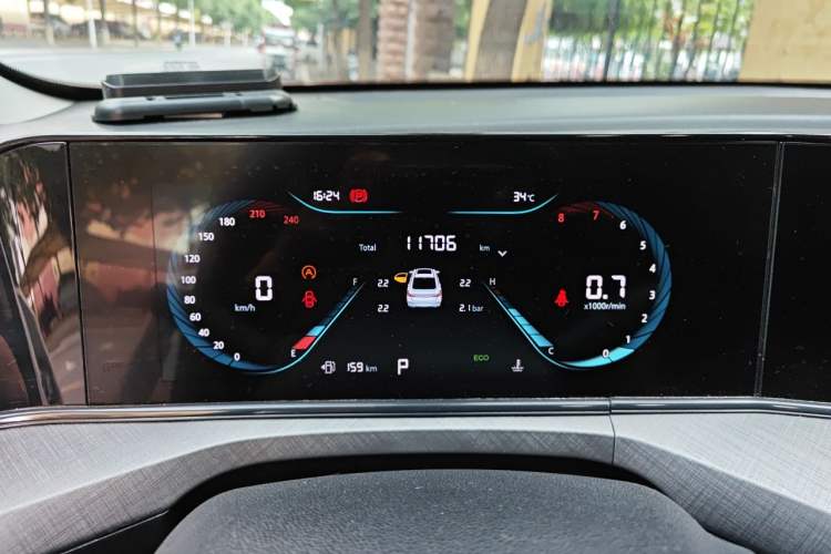 Used CHANGAN Eado 2023 Changan Edition PLUS Blue Whale NE 1.4T GDI DCT Prestige Version Instrument Cluster