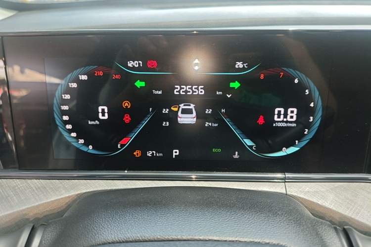 Used CHANGAN Eado 2023 Changan Edition PLUS Blue Whale NE 1.4T GDI DCT Prestige Version Instrument Cluster
