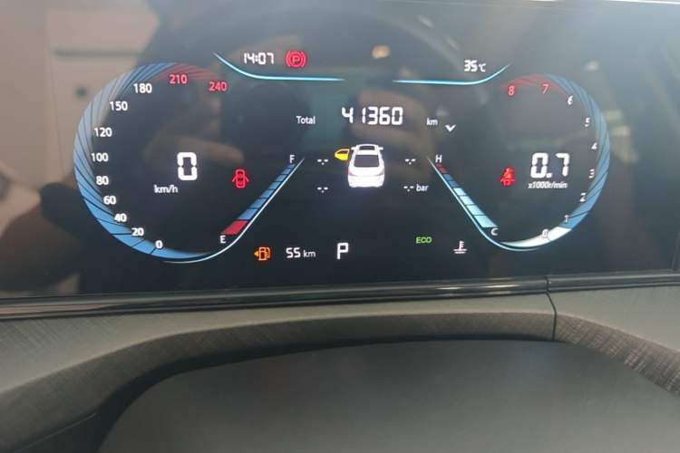Used CHANGAN Eado 2023 Changan Edition PLUS Blue Whale NE 1.4T GDI DCT Prestige Version Instrument Cluster