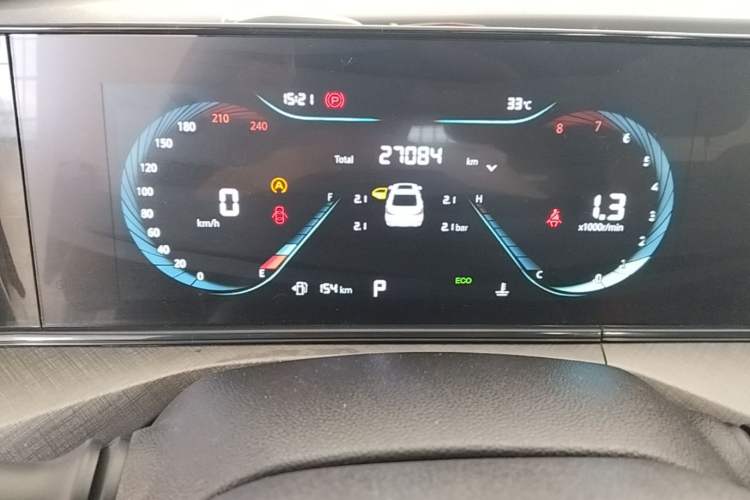 Used CHANGAN Eado 2023 Changan Edition PLUS Blue Whale NE 1.4T GDI DCT Prestige Version Instrument Cluster