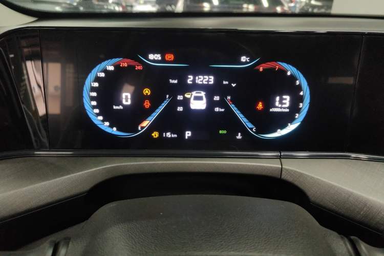 Used CHANGAN Eado 2023 Changan Edition PLUS Blue Whale NE 1.4T GDI DCT Prestige Version Instrument Cluster
