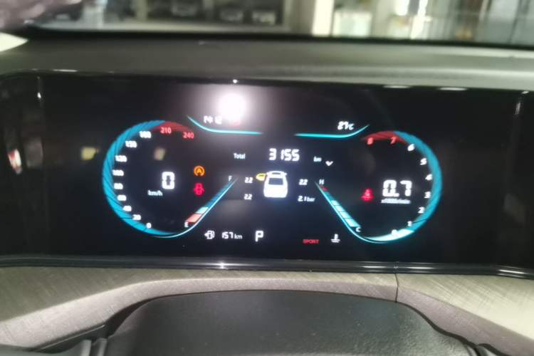 Used CHANGAN Eado 2023 Changan Edition PLUS Blue Whale NE 1.4T GDI DCT Prestige Version Instrument Cluster