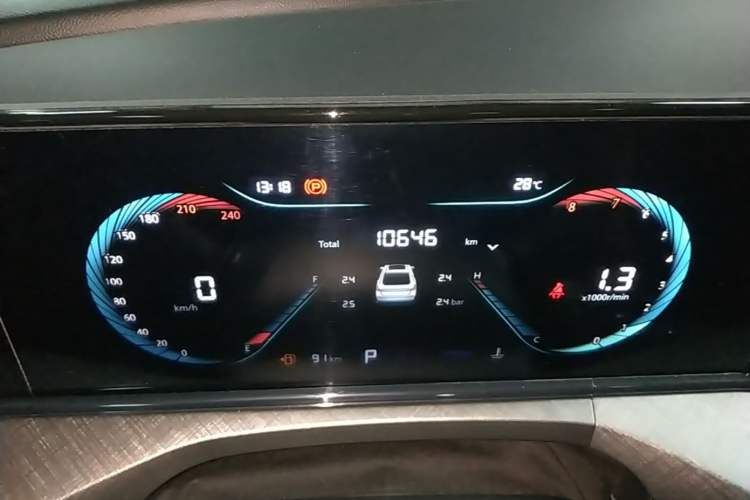 Used CHANGAN Eado 2023 Changan Edition PLUS Blue Whale NE 1.4T GDI DCT Prestige Version Instrument Cluster