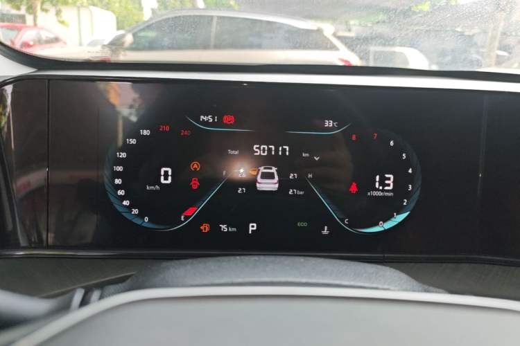 Used CHANGAN Eado 2023 Changan Edition PLUS Blue Whale NE 1.4T GDI DCT Prestige Version Instrument Cluster