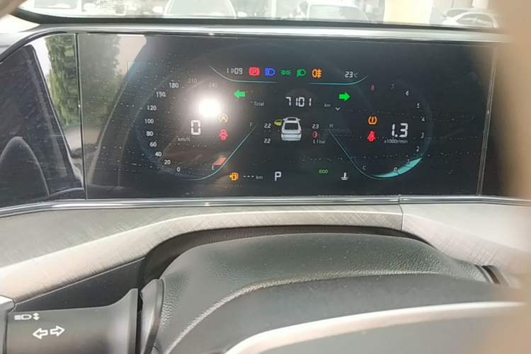 Used CHANGAN Eado 2023 Changan Edition PLUS Blue Whale NE 1.4T GDI DCT Prestige Version Instrument Cluster