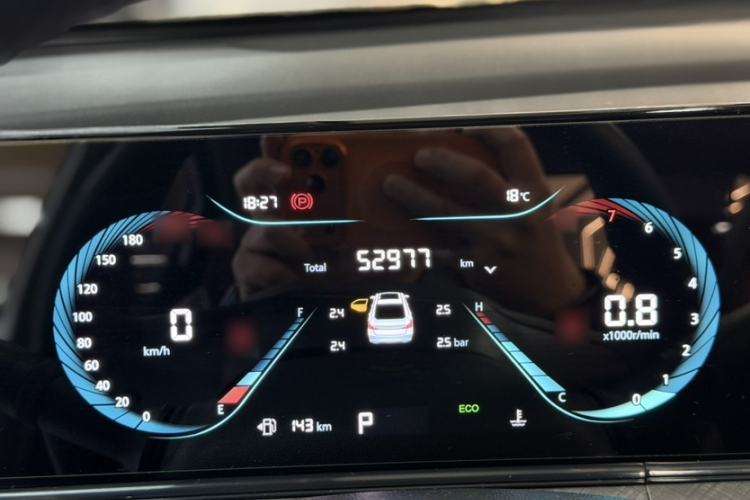 Used CHANGAN Eado 2023 Changan Edition PLUS Blue Whale NE 1.4T GDI DCT Prestige Version Instrument Cluster