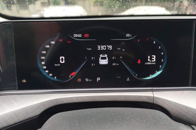 Used CHANGAN Eado 2023 Changan Edition PLUS Blue Whale NE 1.4T GDI DCT Prestige Version Instrument Cluster