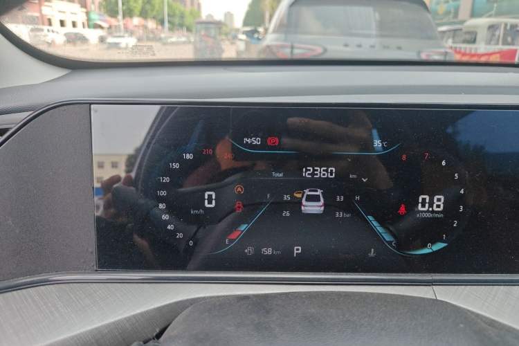 Used CHANGAN Eado 2023 Changan Edition PLUS Blue Whale NE 1.4T GDI DCT Prestige Version Odometer Close Up