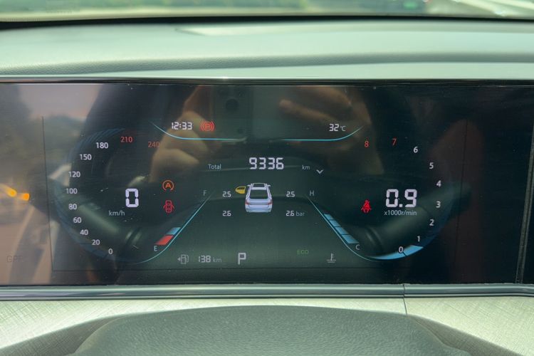 Used CHANGAN Eado 2023 Changan Edition PLUS Blue Whale NE 1.4T GDI DCT Prestige Version Odometer Close Up