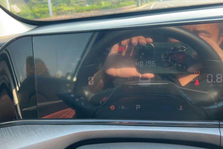 Used CHANGAN Eado 2023 Changan Edition PLUS Blue Whale NE 1.4T GDI DCT Prestige Version Odometer Close Up